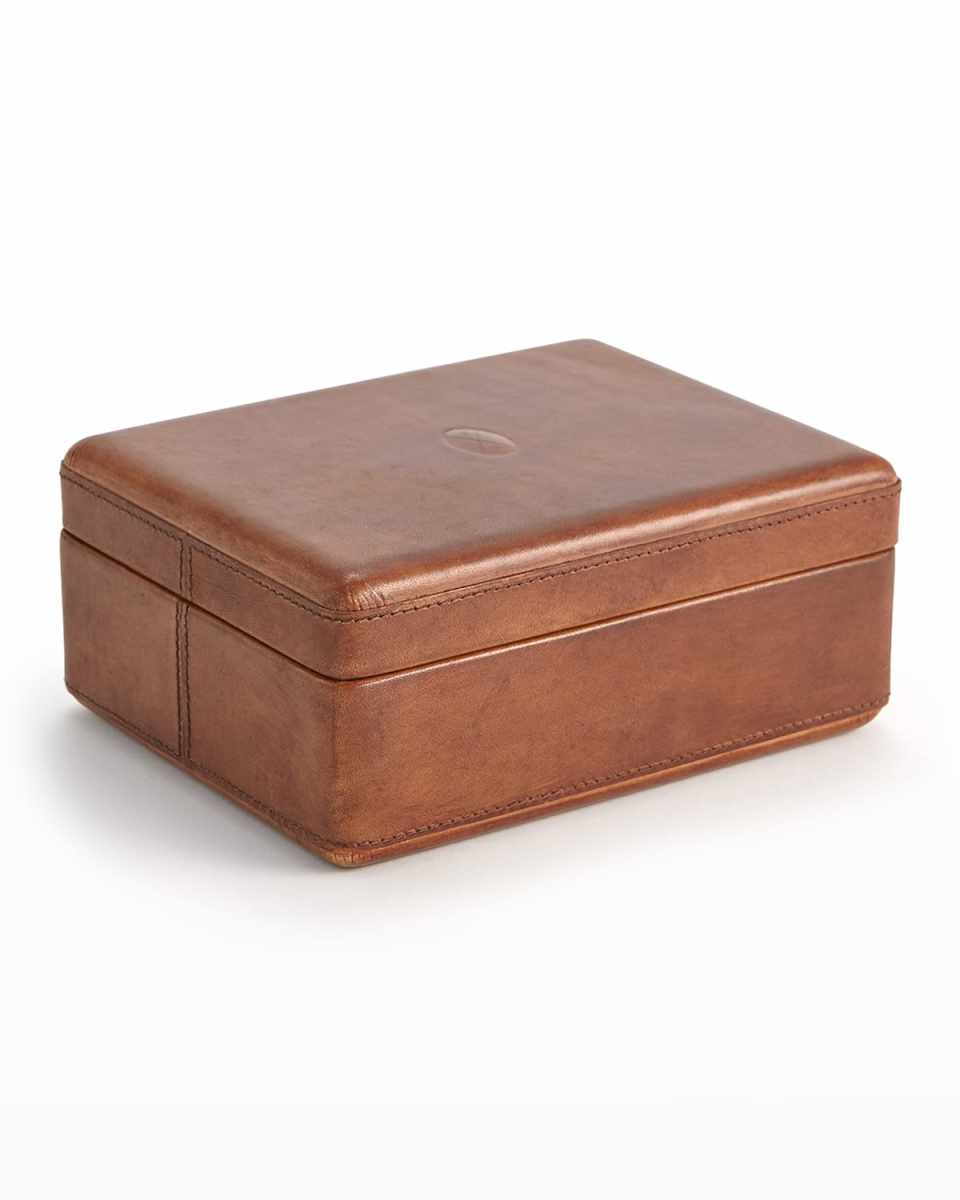 Signature Tabacco Covered Box - Small